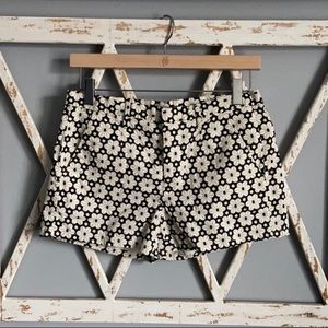Madewell | Black & White Floral Shorts
